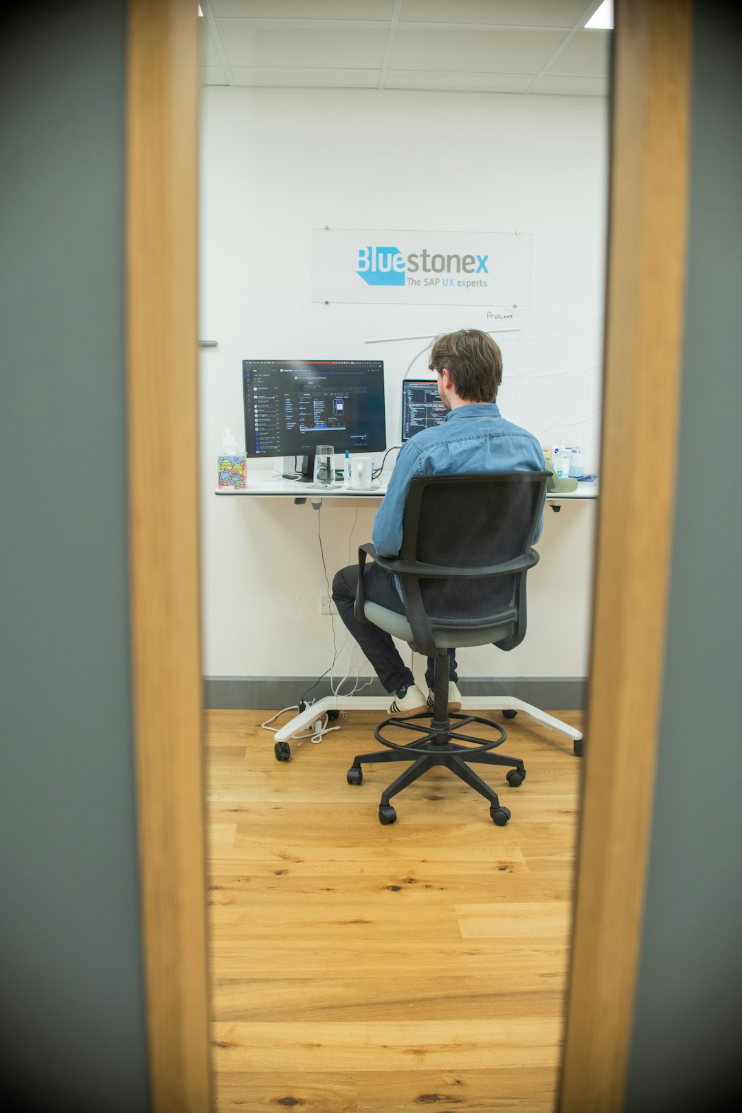 Our team at work